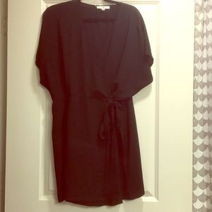 Missguided wrap dress in black size 12!